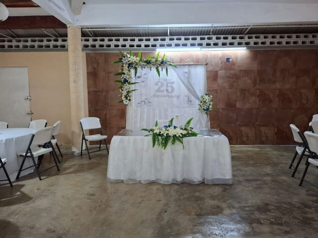 Decoración de aniversario